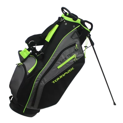 Tour Max Lite Tech Golf Bag - Black & Green