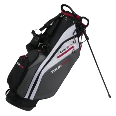 Tour Max Lite Tech Golf Bag - Black & White