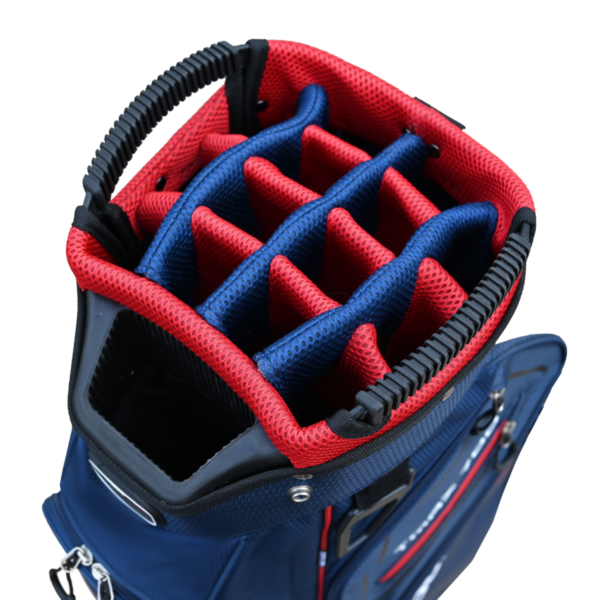 tourmax t700 deluxe bag navy red
