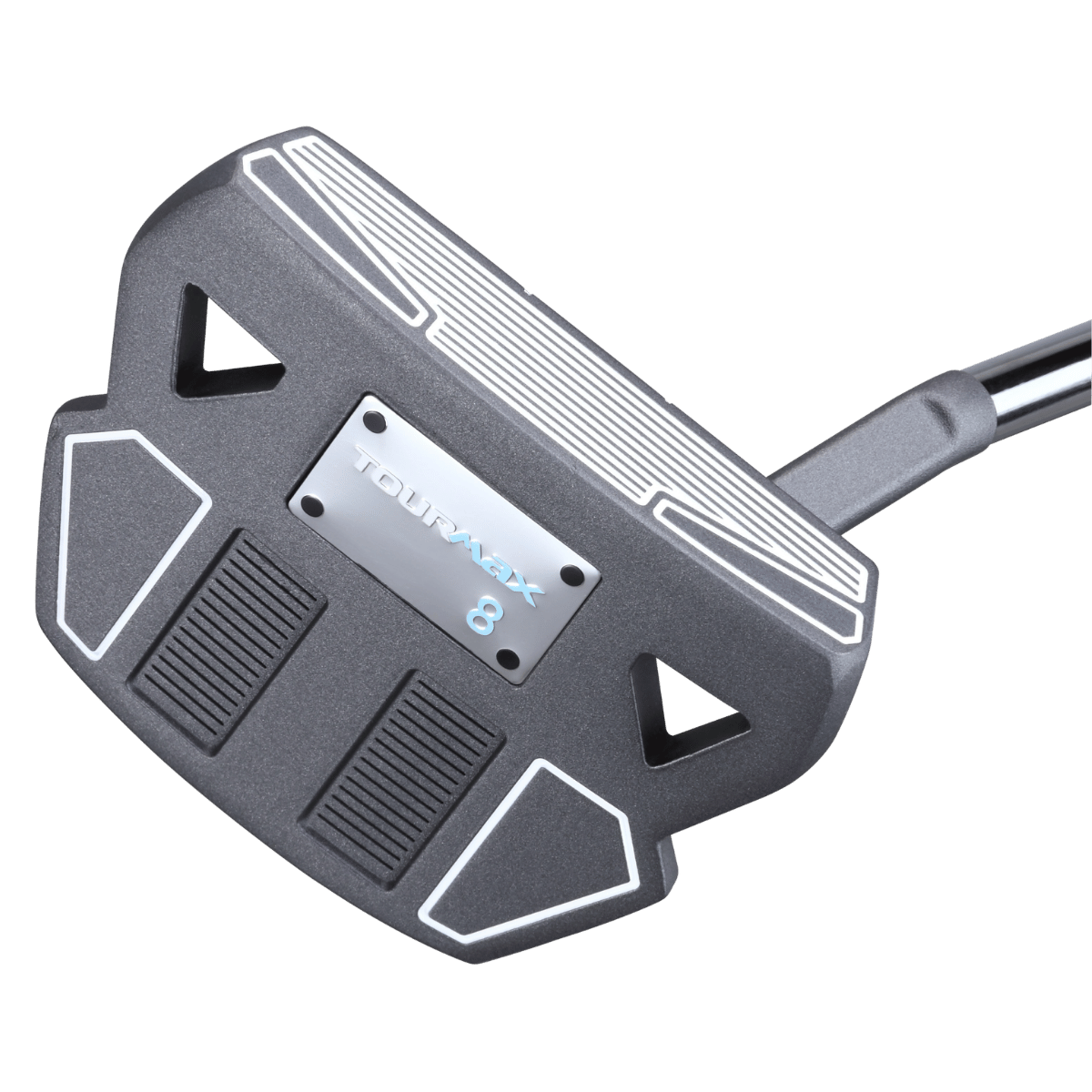 TOURMAX #8 LADIES PUTTER, LT BLUEGREY