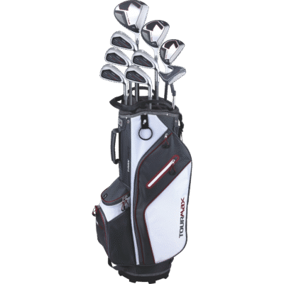 Ladies TX500 Combo Set in White/Black/Burgundy